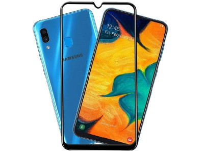 محافظ صفحه نمایش 6D فول گلس تمام چسب مناسب برای گوشی موبایل سامسونگ گلکسی A30